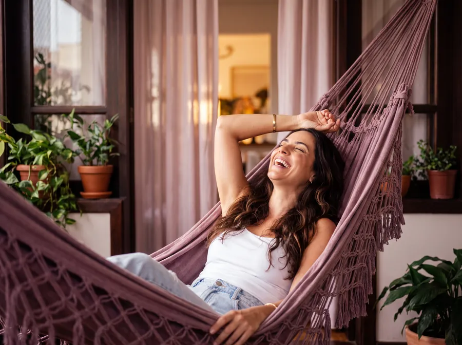 Momento de descanso em casa